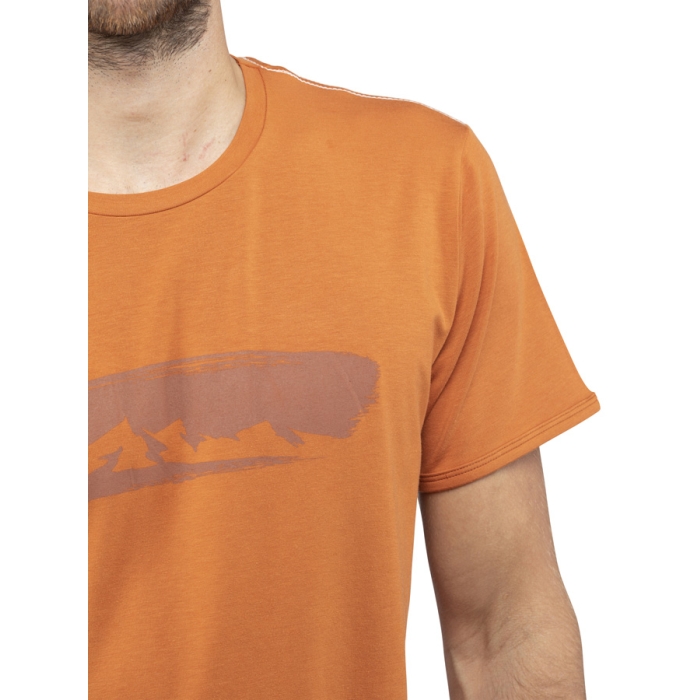 T-shirt męski Chillaz MOUNTAIN CHAIN RUST